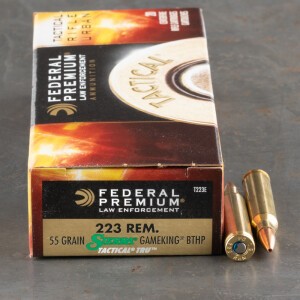 20rds - .223 Federal LE Tactical TRU 55gr. HP Ammo