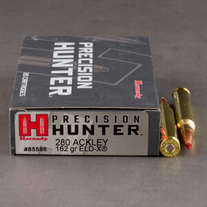 20rds – 280 Ackley Improved Hornady Precision Hunter 162gr. ELD-X Ammo