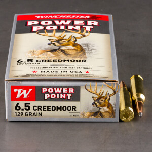20rds – 6.5 Creedmoor Winchester Super-X 129gr. Power Point Ammo