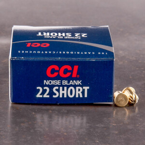 100rds – 22 Short CCI Noise Blank Ammo