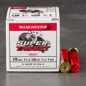 250rds – 410 Bore Winchester Super Target 2-1/2" 1/2oz. #9 Shot Ammo