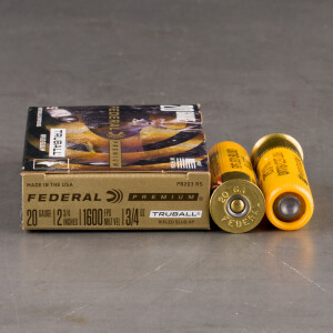 250rds - 20 Gauge Federal HP 2 3/4" 3/4 Ounce Ammo