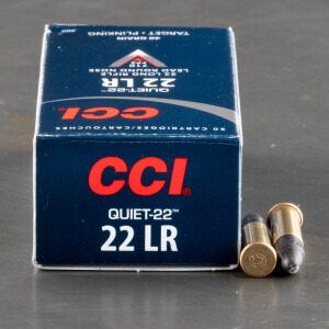 500rds – 22 LR CCI Quiet 40gr. LRN Ammo