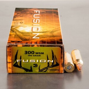 20rds - 300 WSM Federal Fusion 180gr. SP Ammo