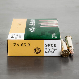 20rds - 7x65 Rimmed Sellier & Bellot 173gr. SPCE Ammo