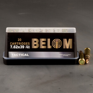 480rds – 7.62x39 Belom 123gr. FMJ Ammo