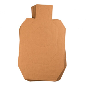 100 - Target Barn IDPA Silhouette Cardboard Targets
