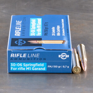 200rds – 30-06 Prvi Partizan M1 Garand 150gr. FMJ Ammo