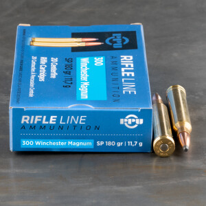 20rds - 300 Win. Mag Prvi Partizan 180gr. SP Ammo