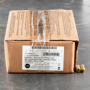 650rds – 40 S&W Remington UMC 180gr. FMJ Ammo