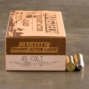 50rds - 45 Long Colt MAGTECH Cowboy 200gr. Lead Flat Nose Ammo