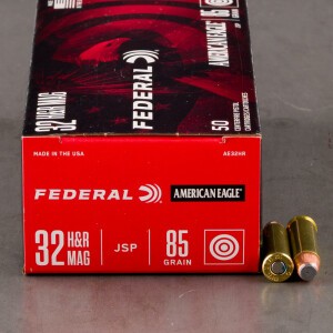 50rds – 32 H&R Magnum Federal American Eagle 85gr. JSP Ammo