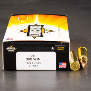 200rds – 308 Win Armscor 168gr. HPBT Ammo