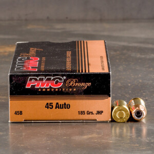 1000rds – 45 ACP PMC Bronze 185gr. JHP Ammo