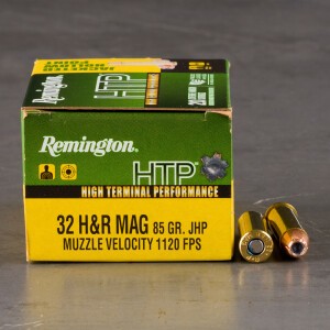 20rds – 32 H&R Magnum Remington HTP 85gr. JHP Ammo