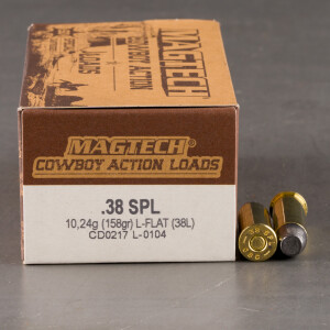 1000rds – 38 Special Magtech Cowboy Action 158gr. LFN Ammo