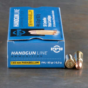 50rds – 30 Luger Prvi Partizan 93gr. FMJ Ammo