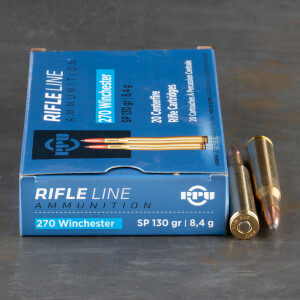 20rds - 270 Win. Prvi Partizan 130gr. SP Ammo