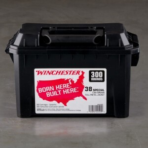 300rds – 38 Special Winchester USA 130gr. FMJ Ammo in Field Box