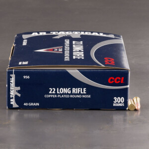 3000rds – 22 LR CCI AR Tactical 40gr. CPRN Ammo