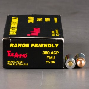 1000rds – 380 ACP Tula 95gr. FMJ Ammo