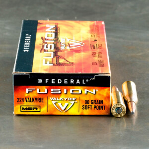 20ds - 224 Valkyrie Federal Fusion 90gr. SP Ammo 20ds - 224 Valkyrie Federal Fusion 90gr. SP Ammo