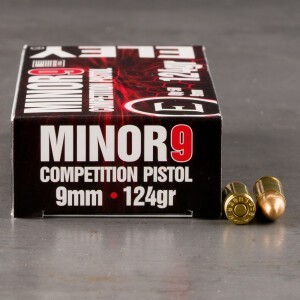 50rds – 9mm Eley Minor9 124gr. FMJ Ammo