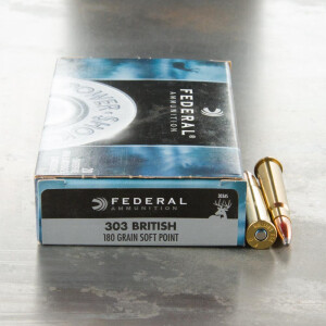20rds - 303 British Federal 180gr. Power-Shok SP Ammo