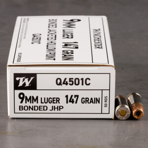 500rds – 9mm Winchester 147gr. Bonded JHP Ammo