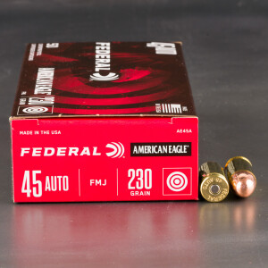 1000rds - 45 ACP Federal American Eagle 230gr. FMJ Ammo