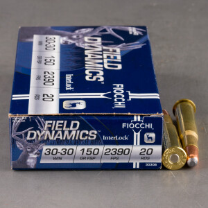 200rds - 30-30 Fiocchi 150gr. Pointed Soft Point Ammo