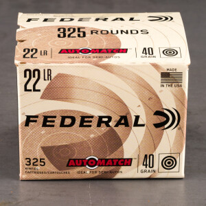 3250rds – 22 LR Federal Champion Training 40gr. LRN Ammo