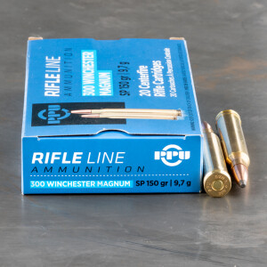 20rds - 300 Win. Mag Prvi Partizan 150gr. Soft Point Ammo