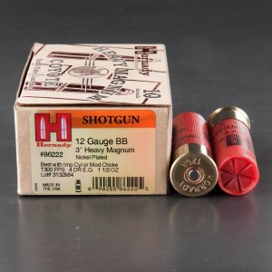 10rds - 12 Ga. Hornady Heavy Magnum Coyote 3" 1 1/2oz. BB Shot Ammo