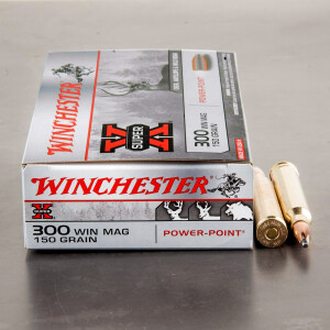 20rds - 300 Win. Mag. Winchester 150gr. Super-X Power Point Ammo