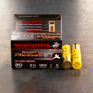 25rds – 20 Gauge Winchester Super Pheasant 2-3/4" 1 oz. #5 Shot Ammo