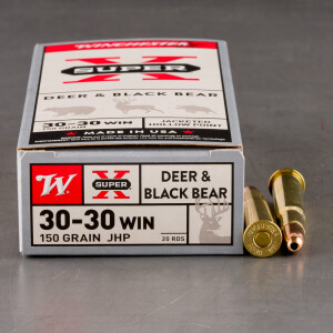 200rds – 30-30 Winchester Super-X 150gr. JHP Ammo