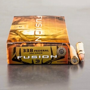 20rds - 338 Federal Fusion 200gr. SP Ammo