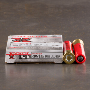 250rds – 410 Bore Winchester Super-X 2-1/2" 3 Pellet 000 Buckshot Ammo