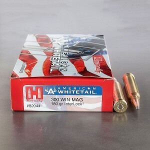 200rds – 300 Win Mag Hornady American Whitetail 180gr. InterLock Ammo