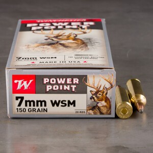 20rds - 7mm WSM Winchester Super-X 150gr. Soft Point Ammo