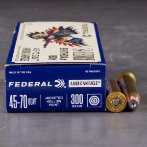 200rds – 45-70 Govt. Federal Henry 250th Anniversary 300gr. JHP Ammo