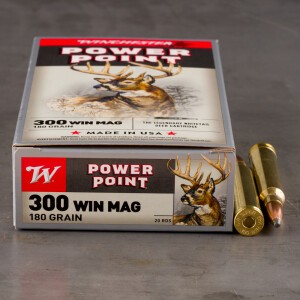 20rds - 300 Win. Mag. Winchester 180gr. Super-X Power Point Ammo