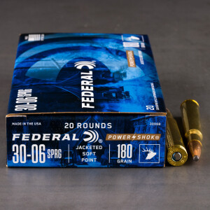 200rds - 30-06 Federal Power-Shok 180gr. SP Ammo