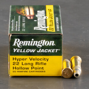 50rds - 22LR Remington Yellow Jacket 33gr. TCHP Ammo