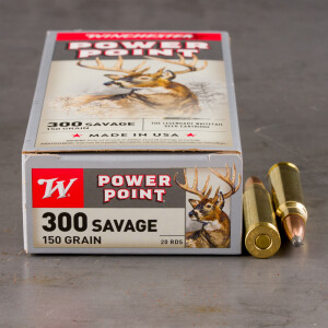 20rds - 300 Savage Winchester 150gr. Super-X Power Point Ammo