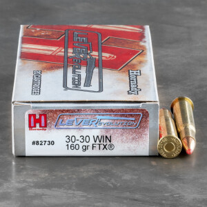200rds – 30-30 Hornady LEVERevolution 160gr. FTX Ammo