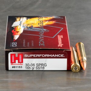 20rds – 30-06 Hornady Superformance 165gr. SST Ammo