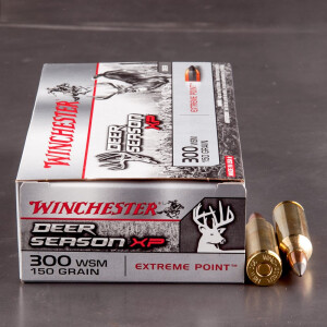 20rds - 300 WSM Winchester Deer Season XP 150gr. Polymer Tip Ammo