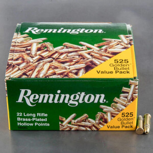 525rds - 22LR Remington 36gr. Golden Bullet Hollow Point Ammo